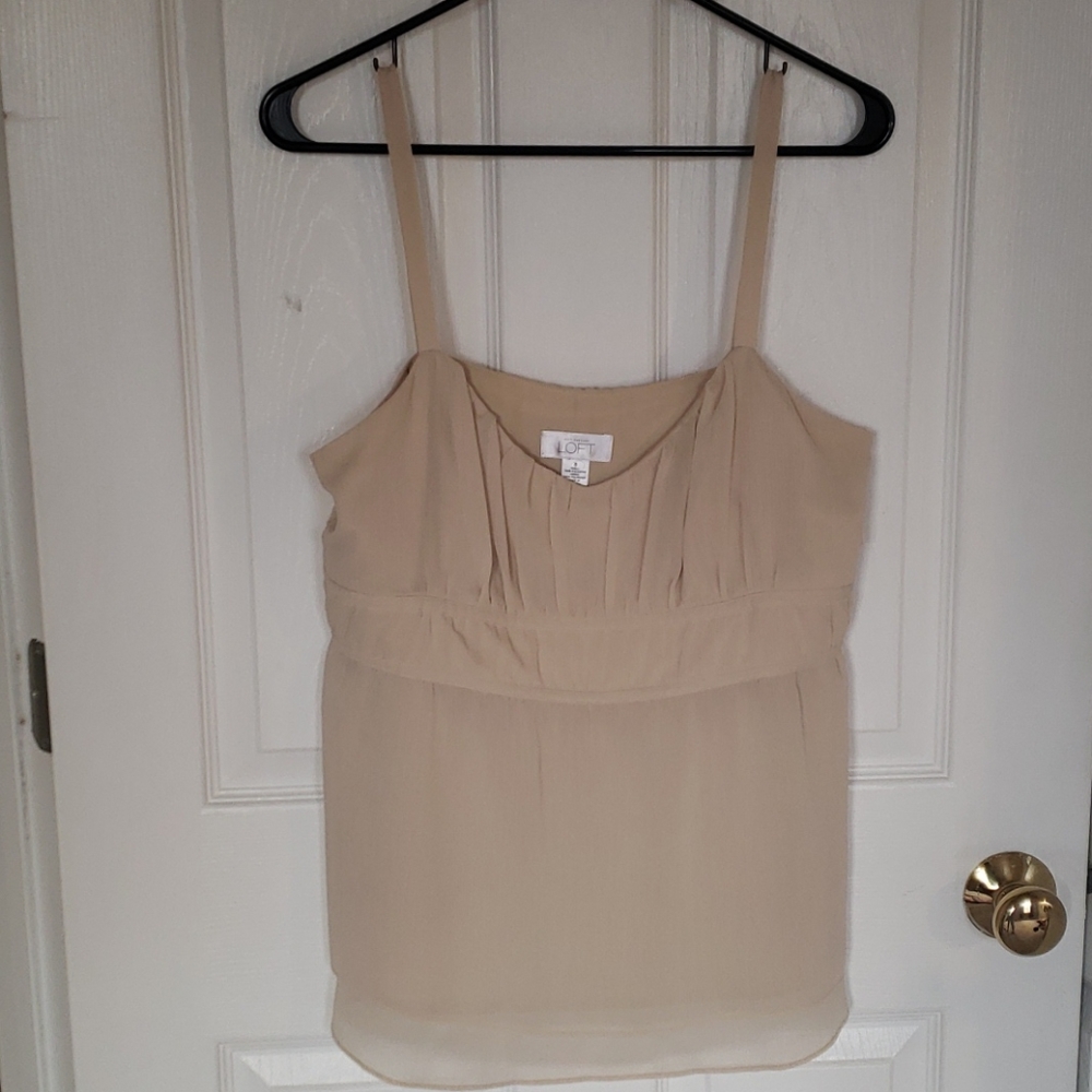 Ann Taylor loft beige tank